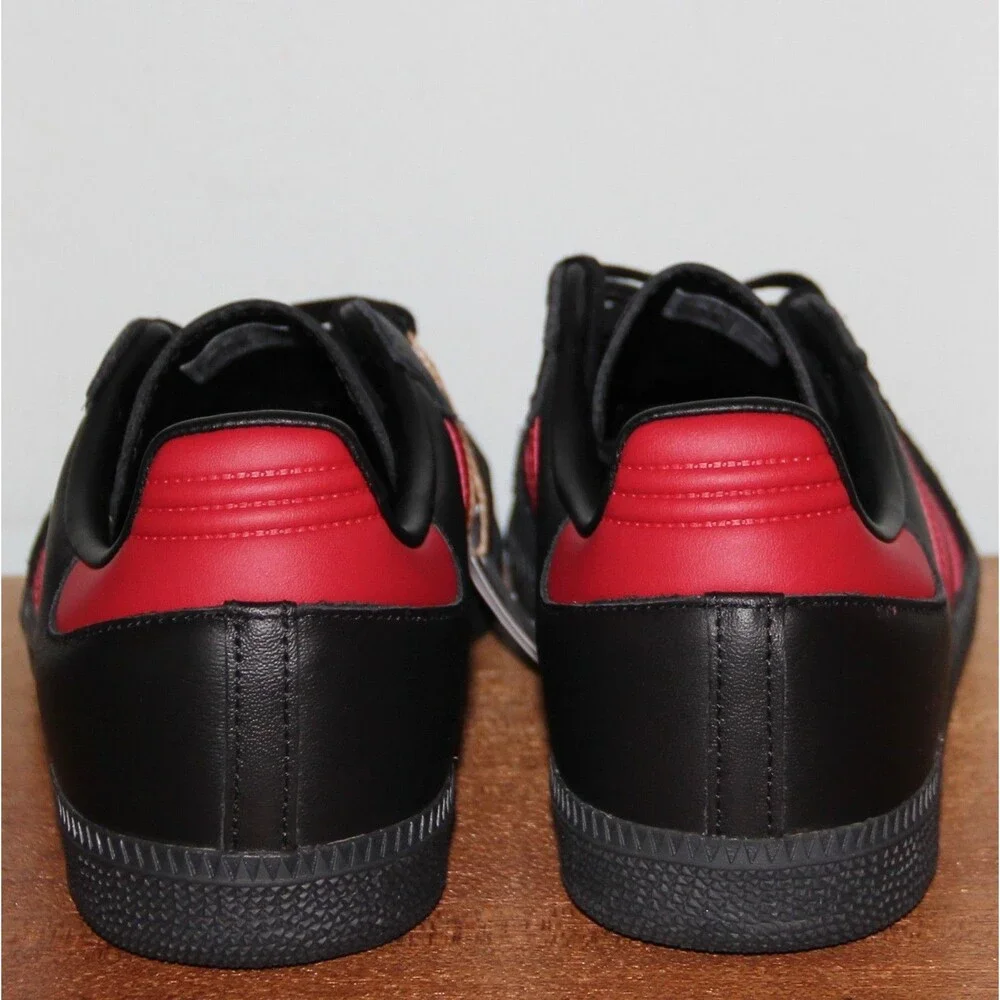 Adidas Samba x Manchester United Shoes Mens 8.5 Black Red Soccer